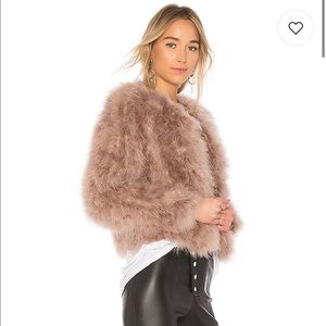 LAMARQUE coat rose dust S